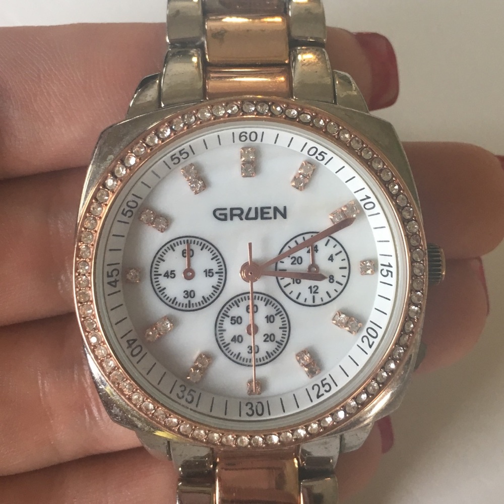 ✨Rose gold and silver tone watch ✨